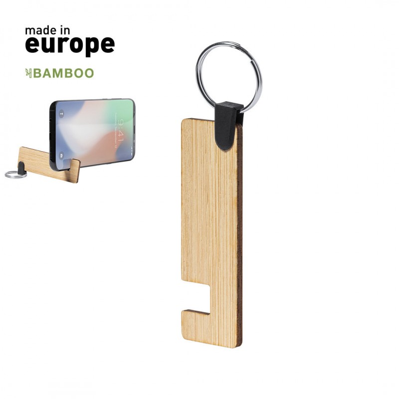 Soporte de Bambú para Smartphone Personalizado, Desde 1,50€