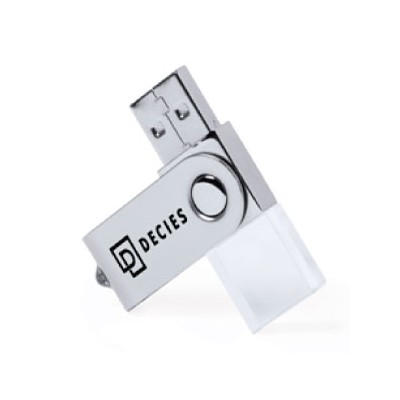 Memòria usb amb llum personalitzada 2Gb